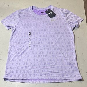 Under Armour Lavender Logo Tee